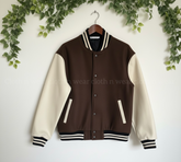 Dark brown baseball jacket